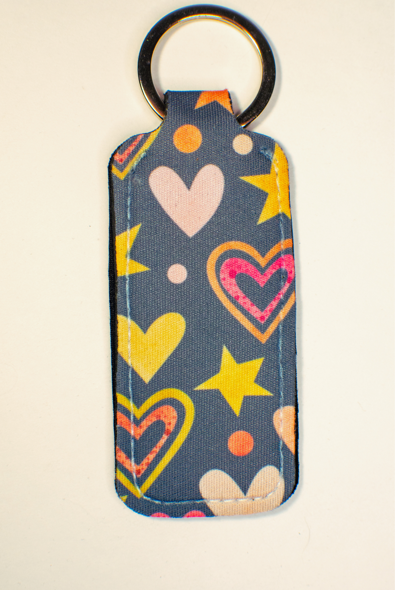 Hearts Lip Balm Keychain
