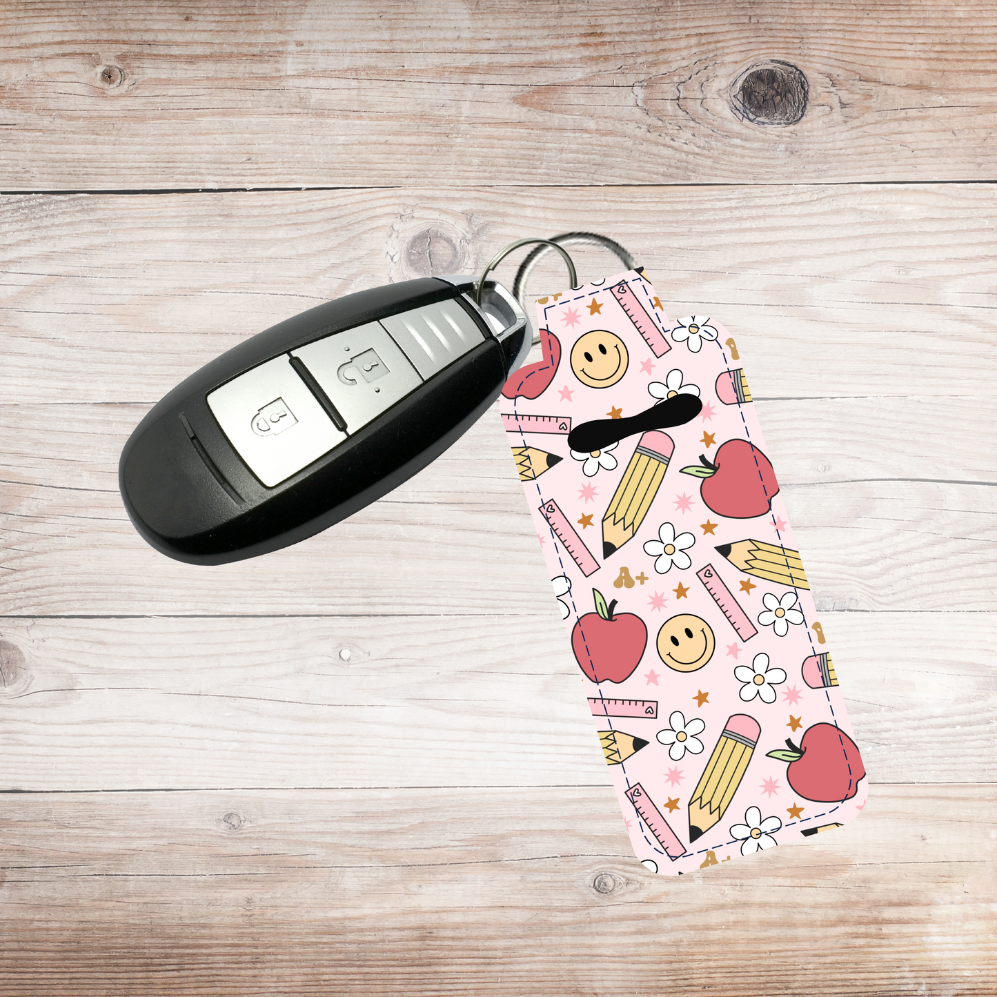 School Days Lip Balm Keychain