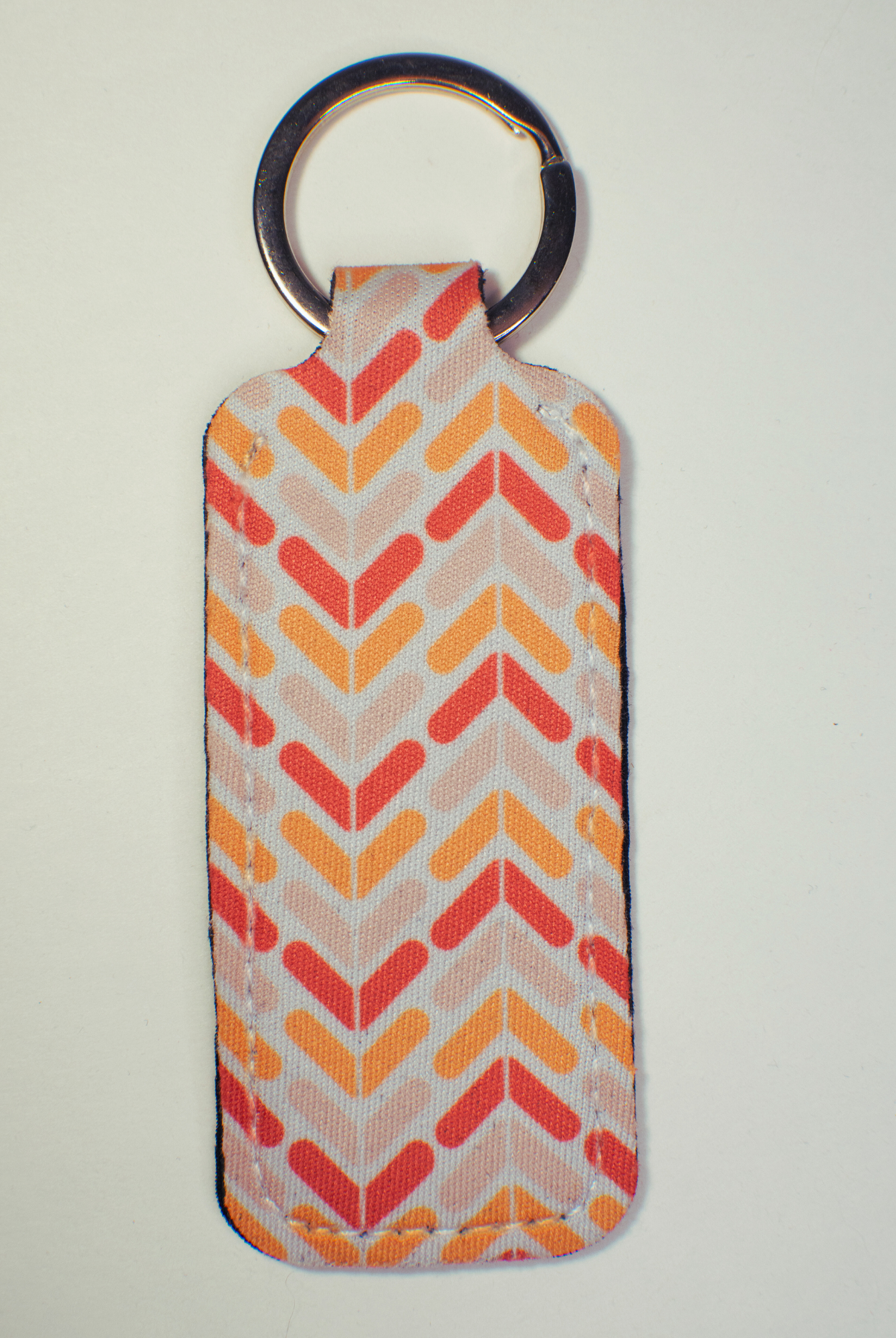 Zig Zag Lip Balm Keychain