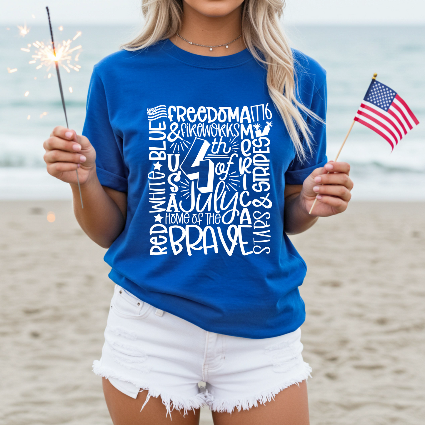 4th of July Doodle T-shirt