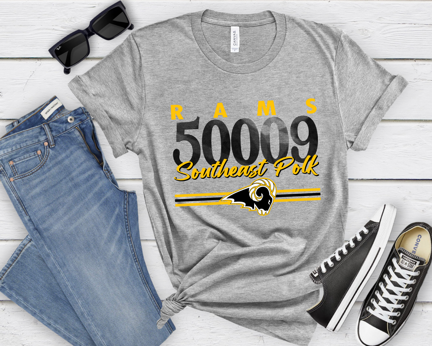 SEP Rams Zip Code T-Shirt