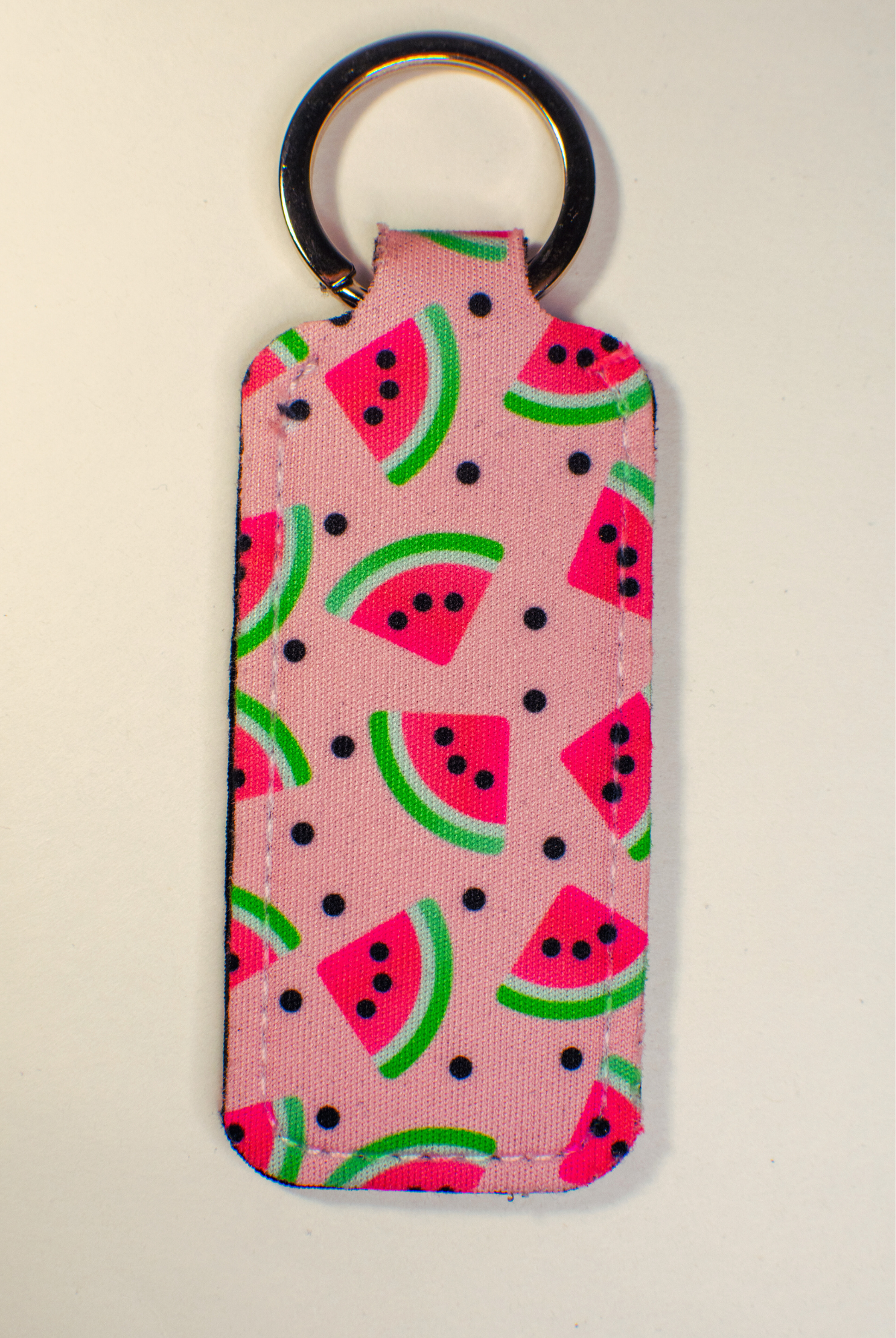 Watermelon Lip Balm Keychain