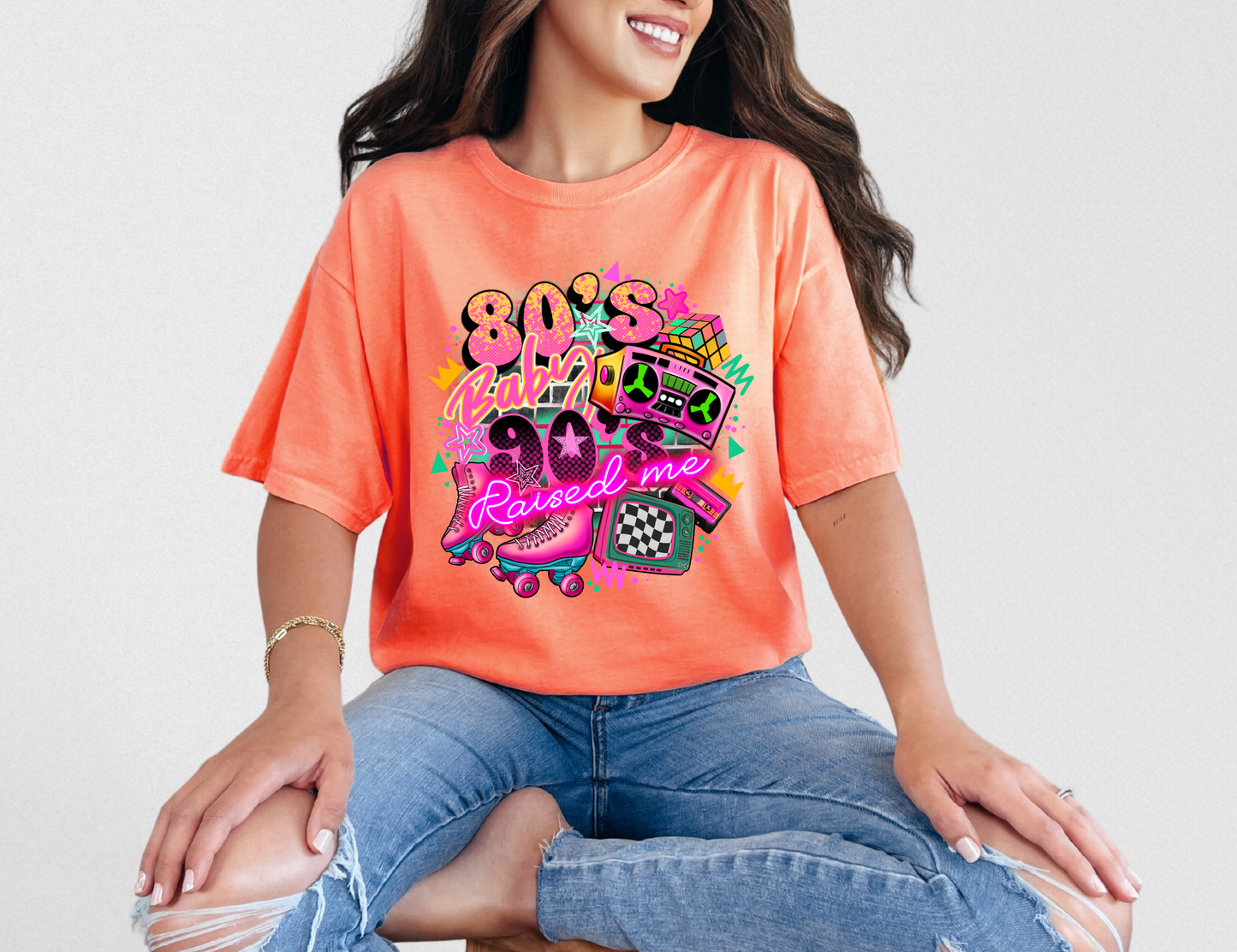 80s Baby, 90s Raised Me T-shirt