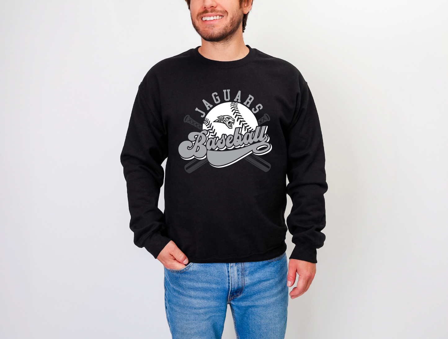 AC Jaguars Retro Baseball Sweatshirt