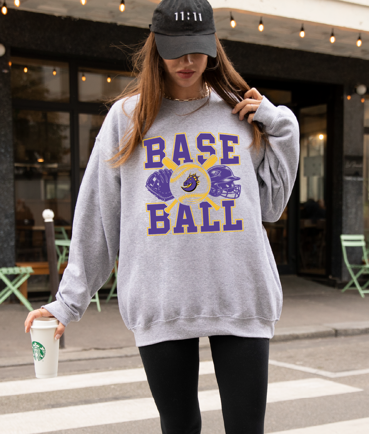 Johnston Dragons Baseball Stack Sweatshirt