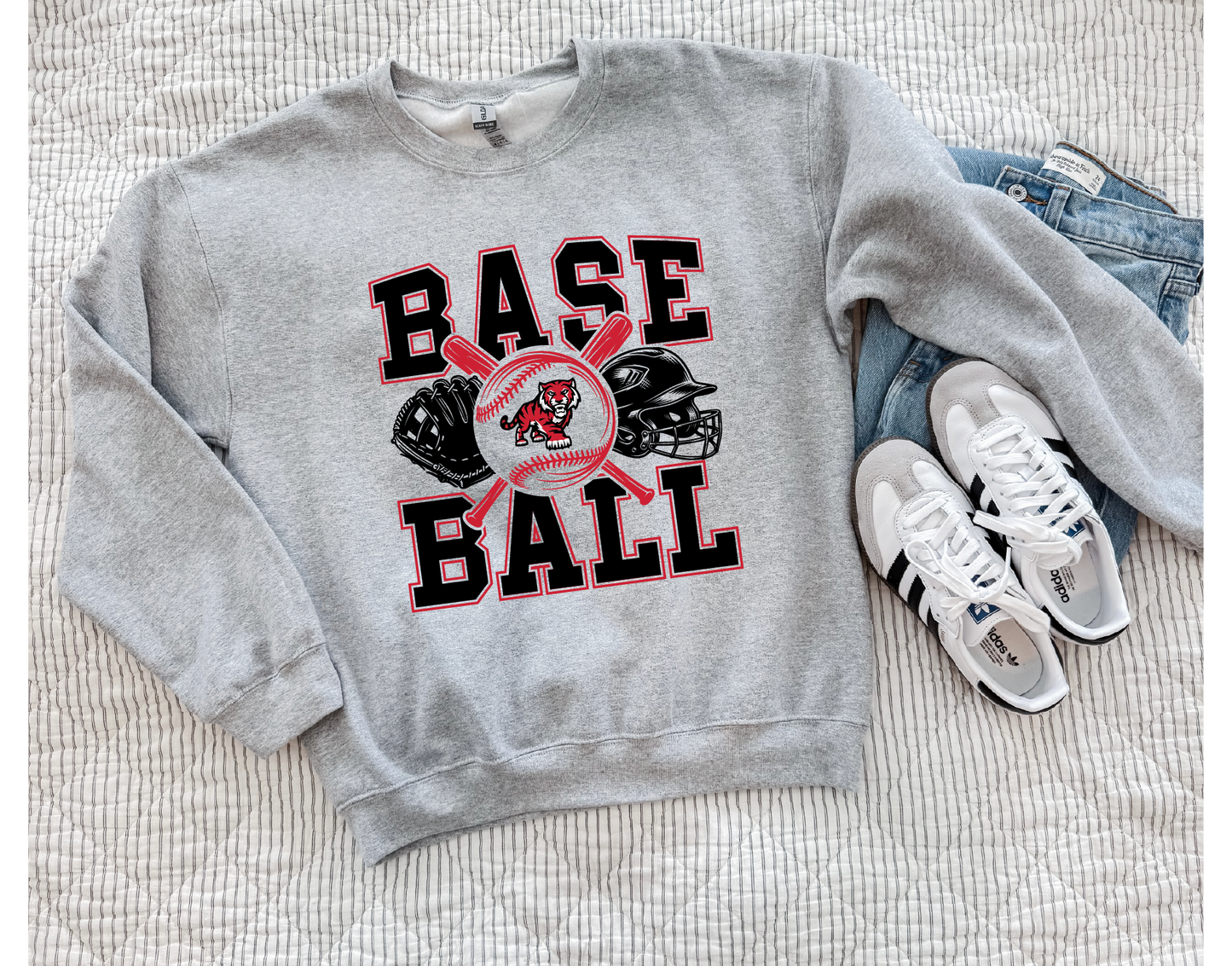 ADM Tigers Baseball Stack Sweatshirt