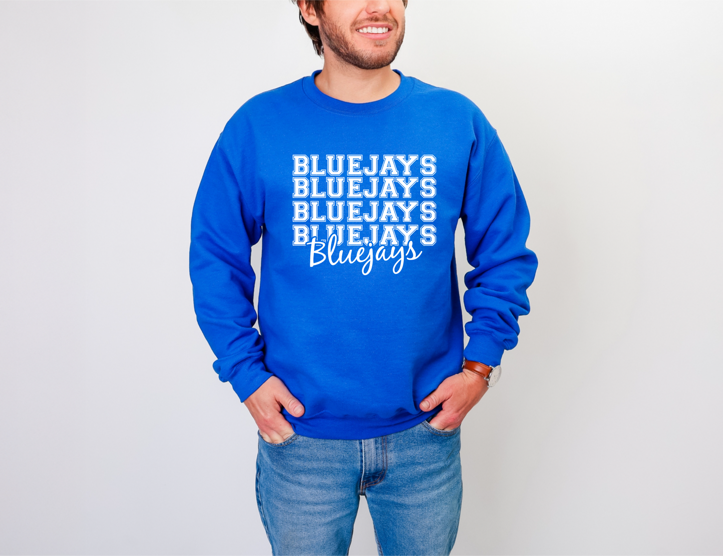 Stacked Bluejays Sweatshirt
