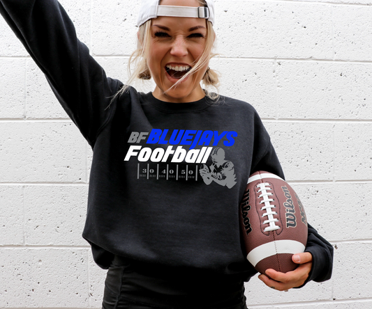 BF Bluejays Football Line Sweatshirt