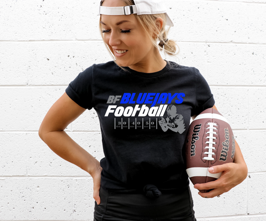 BF Bluejays Football Line T-shirt