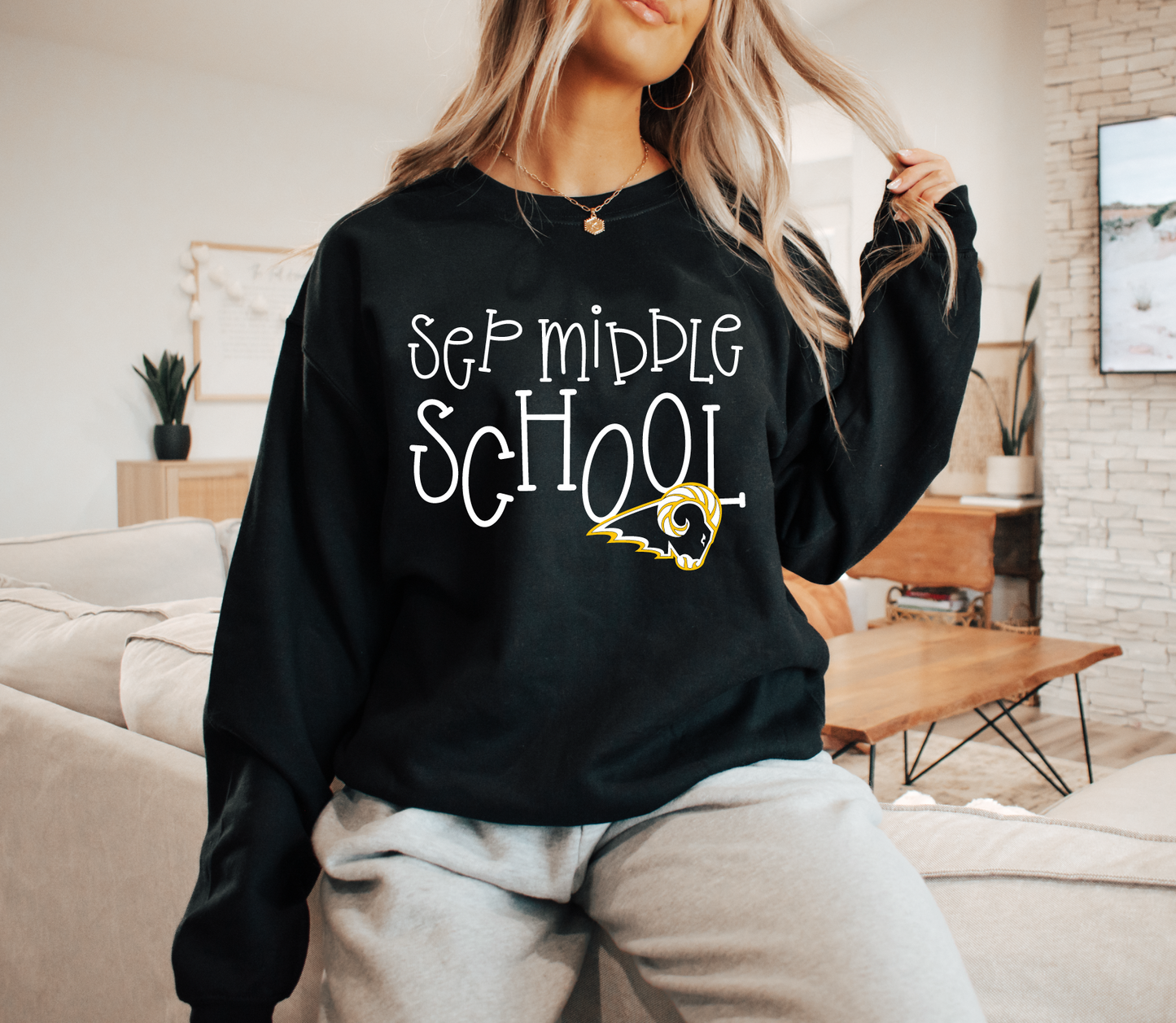 Bouncy Rams SEP SCHOOL SPECIFIC Sweatshirt (ALL SCHOOLS)