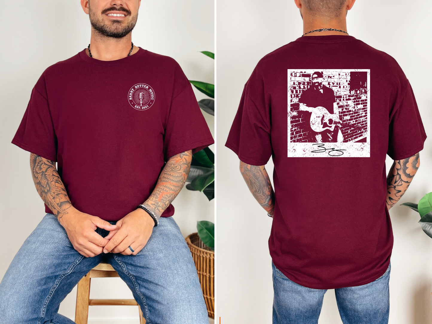 Barry Rutter Music Polaroid T-shirt