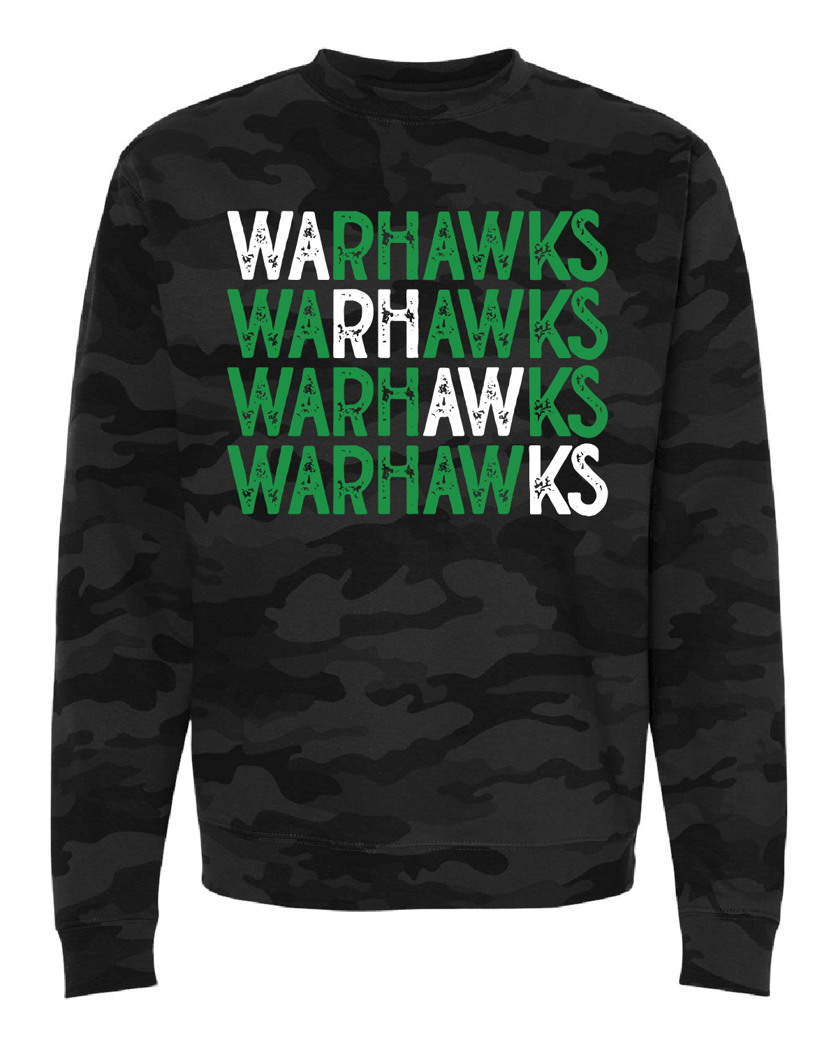 Warhawks Camo Sweatshirt