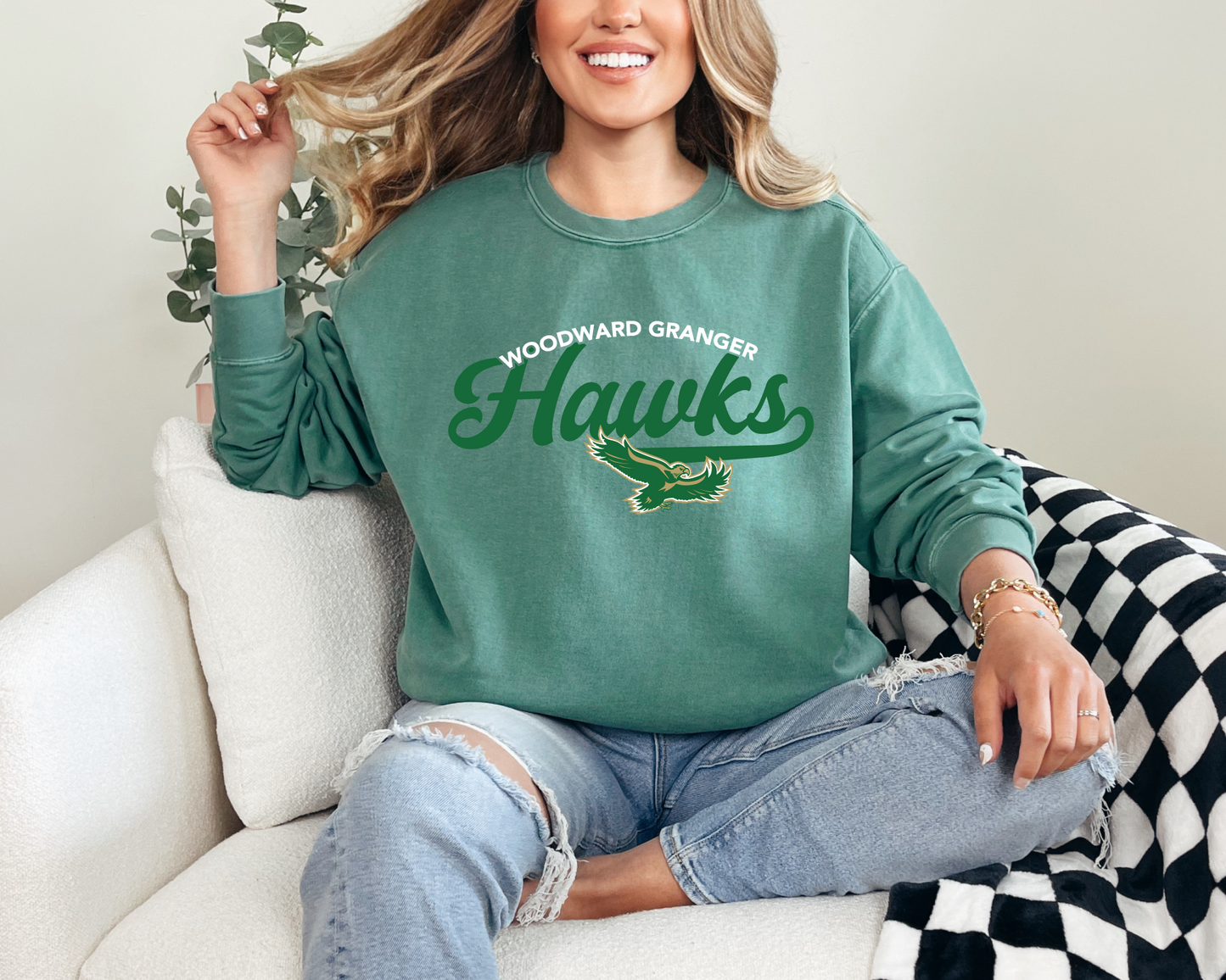 Vintage WG Hawks Premium Sweatshirt