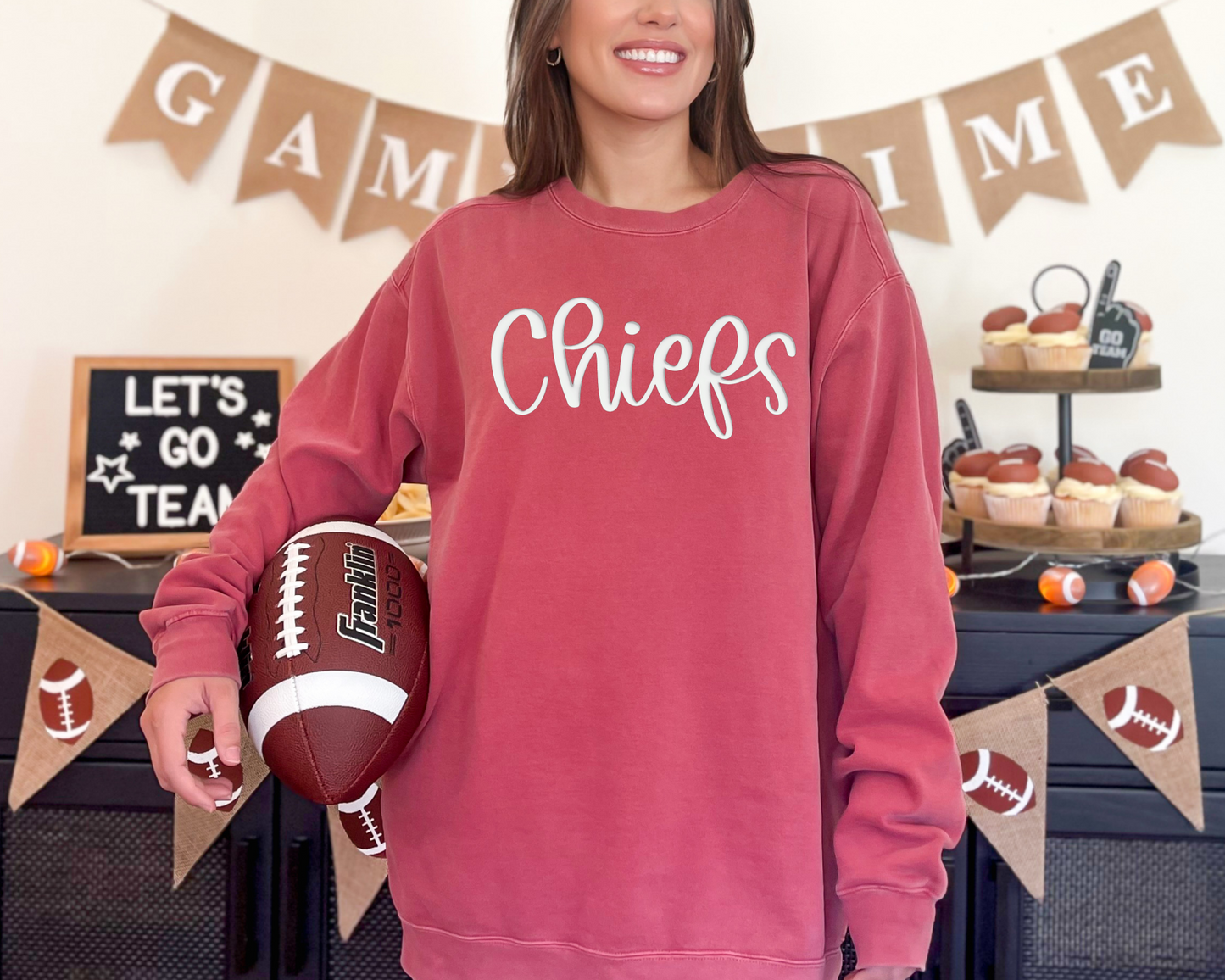 3D Puff Chiefs Sweatshirt
