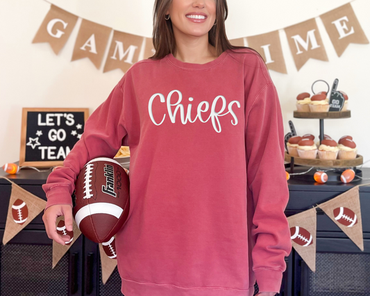 3D Puff Chiefs Sweatshirt