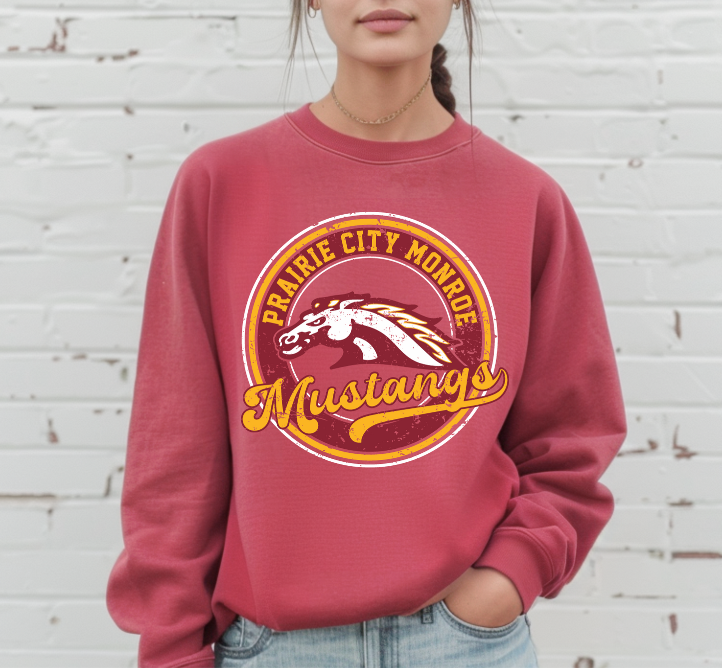 Throwback Mustangs Premium Sweatshirt