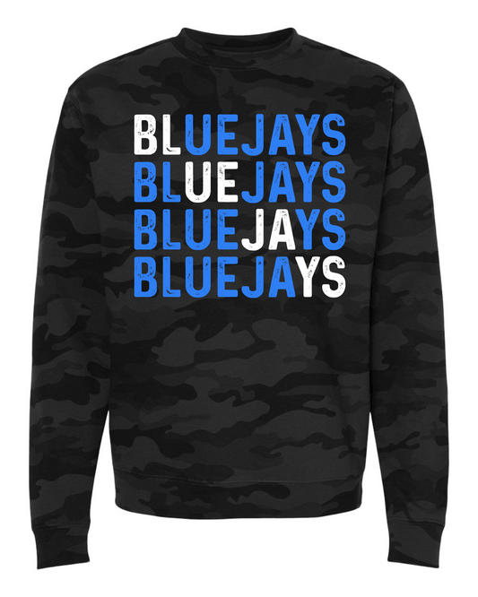Bluejays Camo Sweatshirt