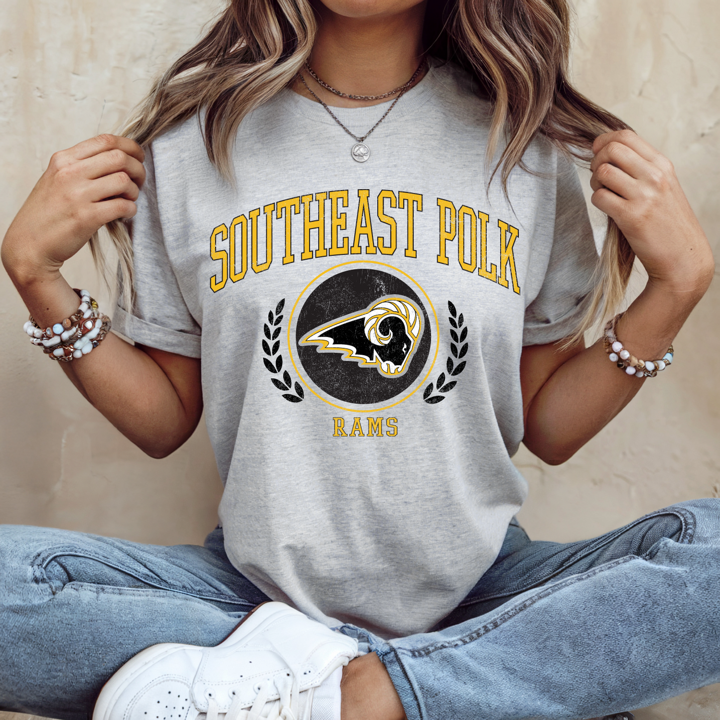 Southeast Polk Rams Crest T-Shirt