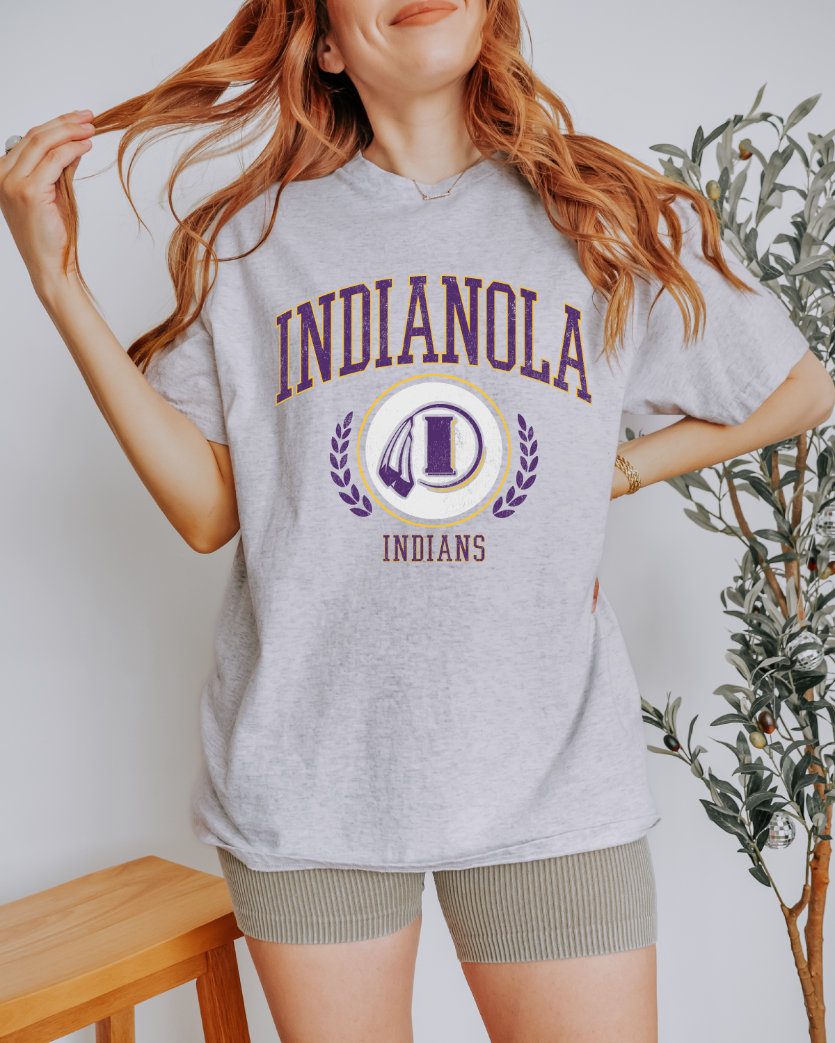 Indianola Indians Crest T-Shirt