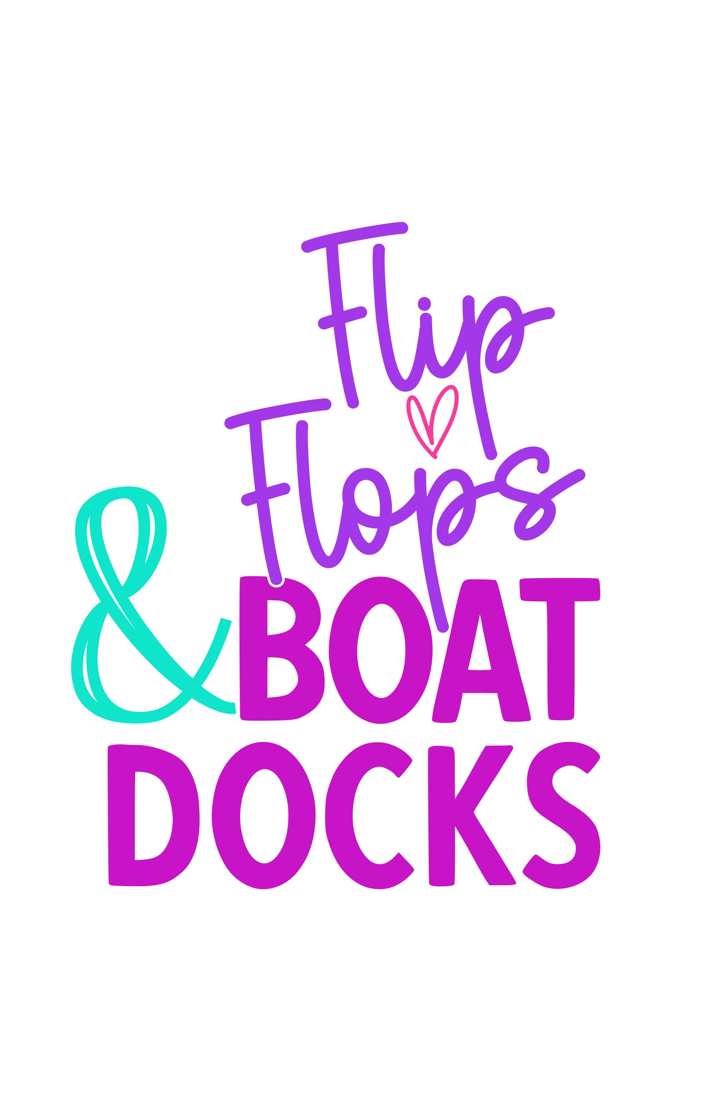 Flip Flops and Boat Docks T-shirt