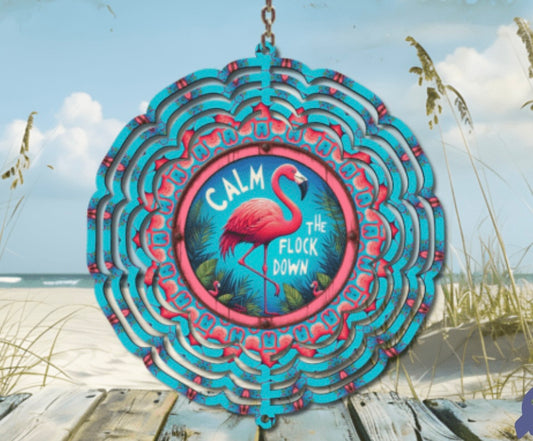 Calm the Flock Down Wind Spinner