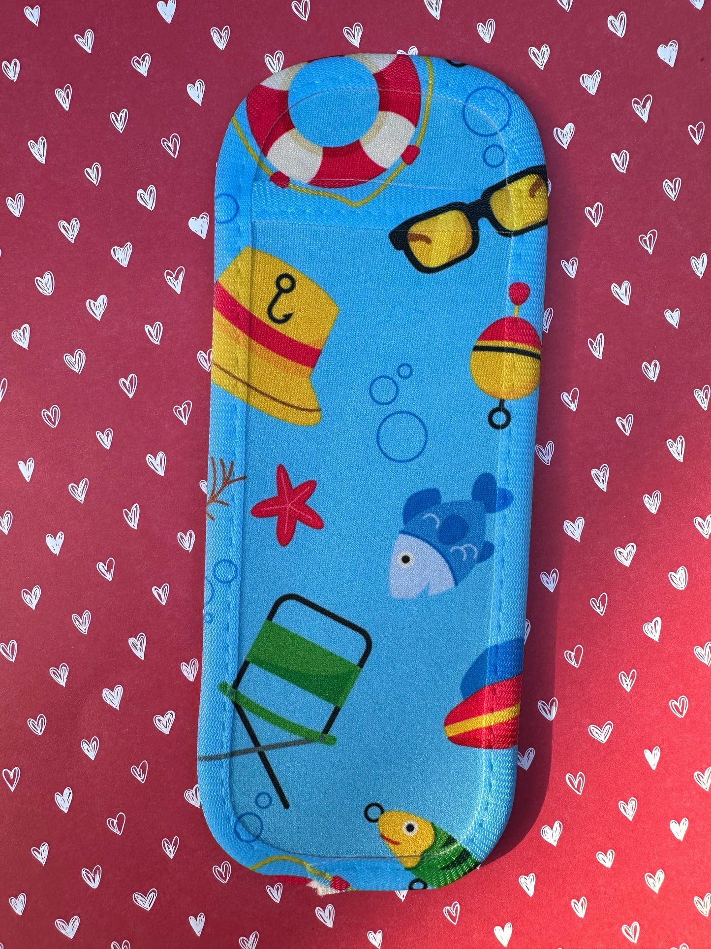 Let's Go Fishing Popsicle Koozie