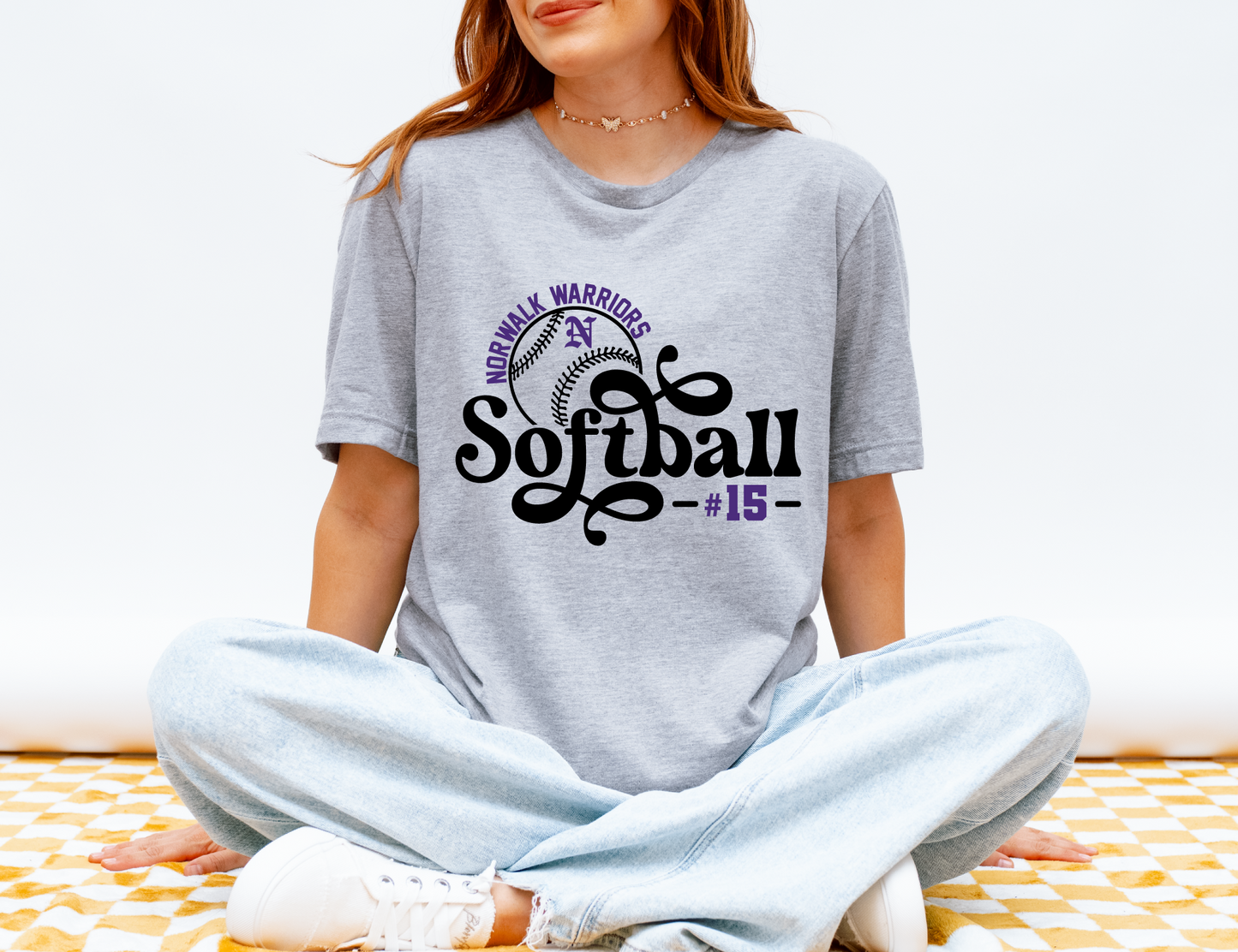 Norwalk Warriors Groovin' Softball T-Shirt - Customized