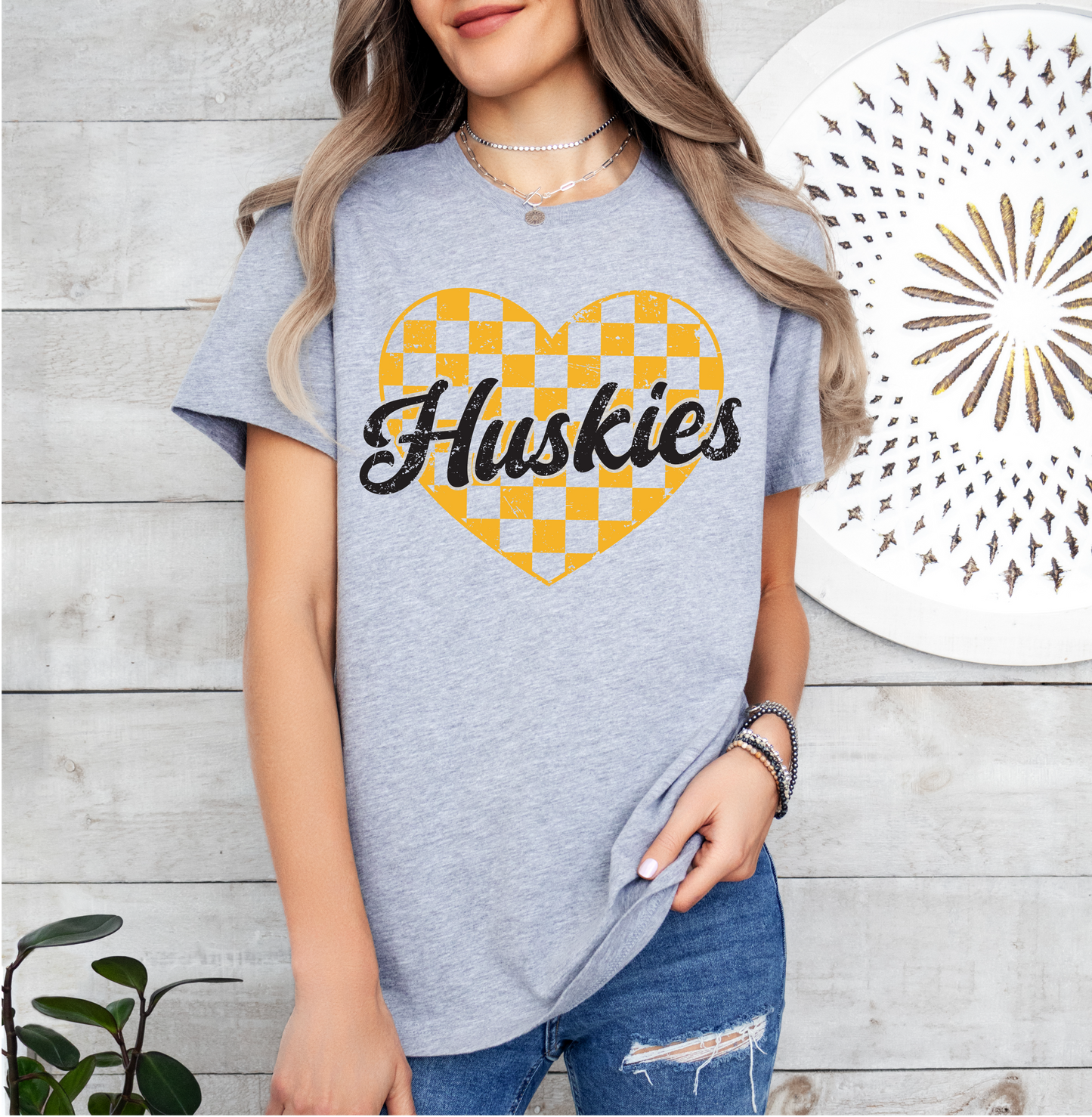 Huskies Love T-shirt