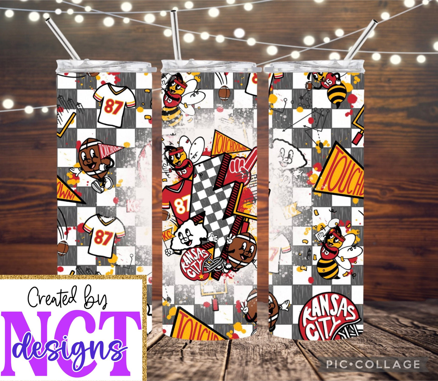 Doodle Chiefs Tumbler