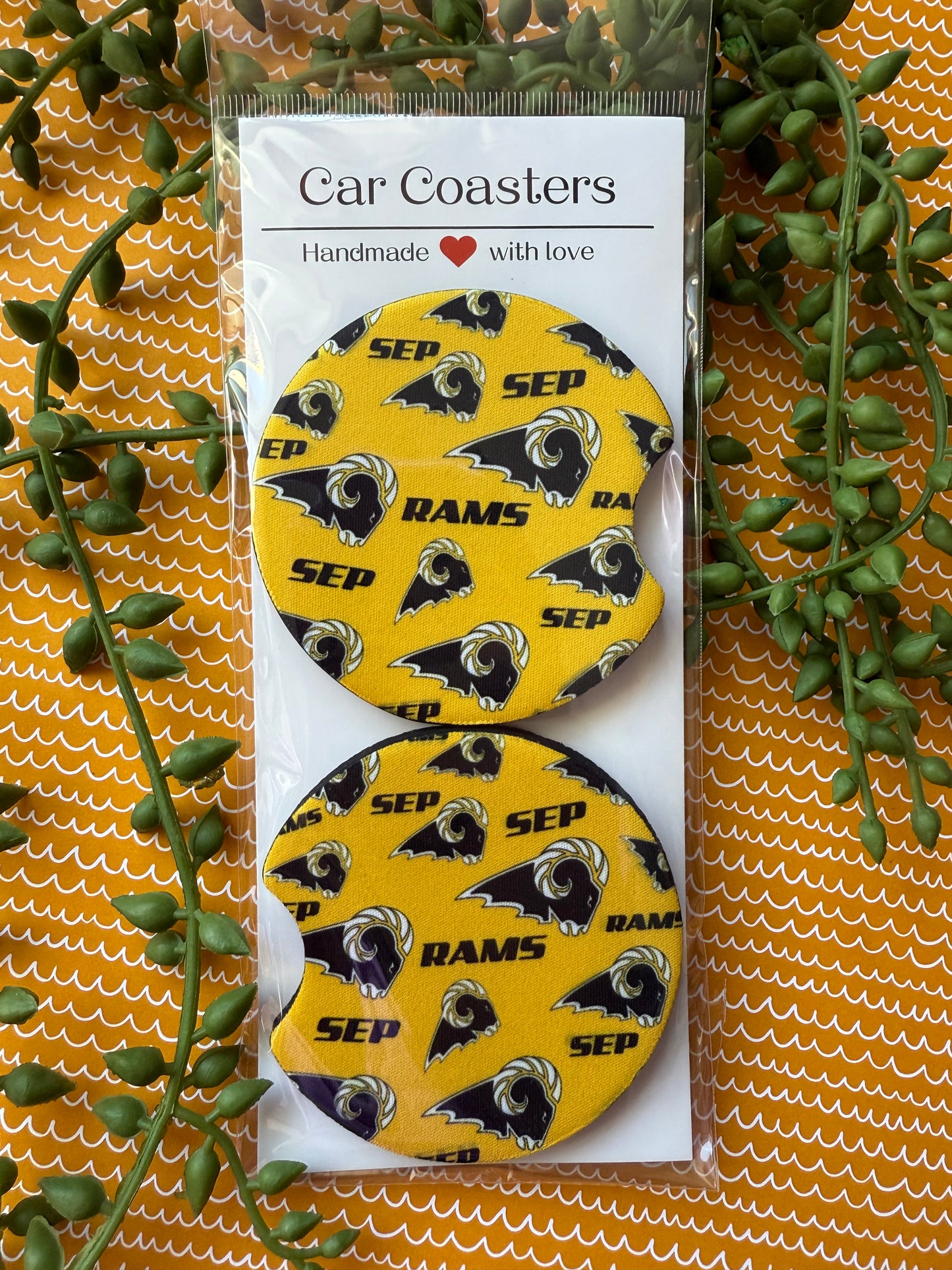SEP Rams - Car Coasters