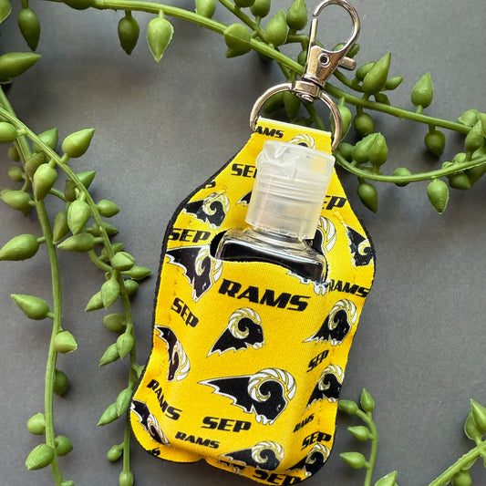 SEP Rams Sanitizer Holder Keychain