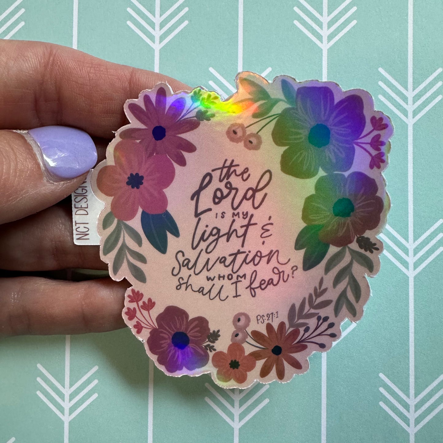 The Lord is my Light Sticker