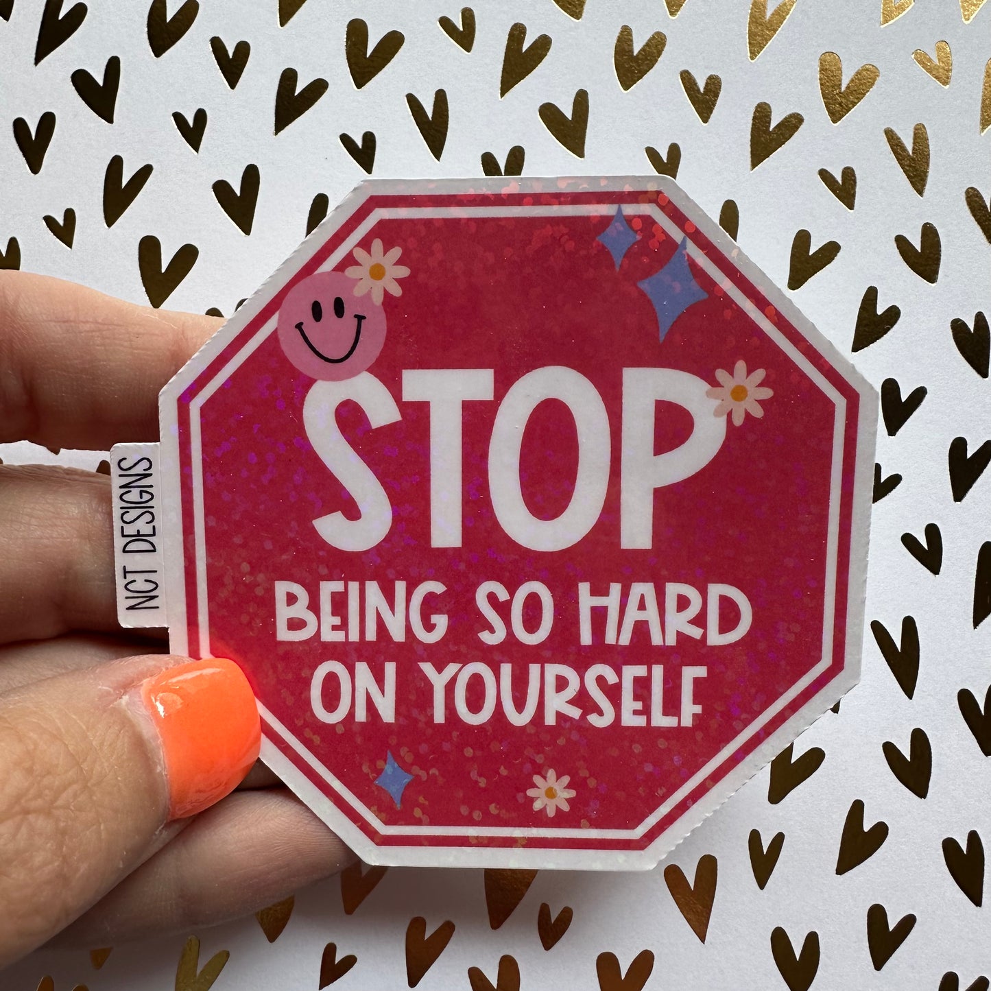 Stop Being So Hard Sticker