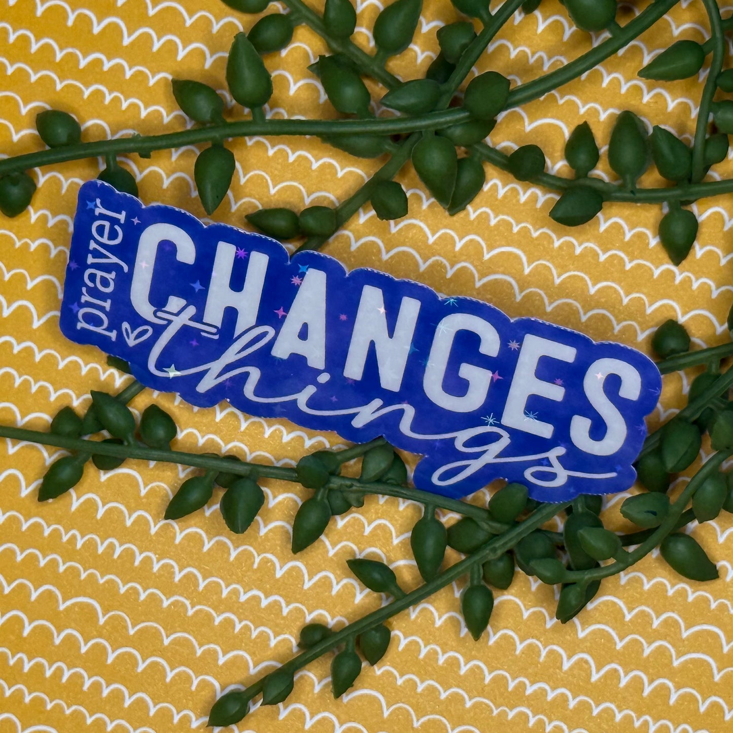 Prayer Changes Things Sticker