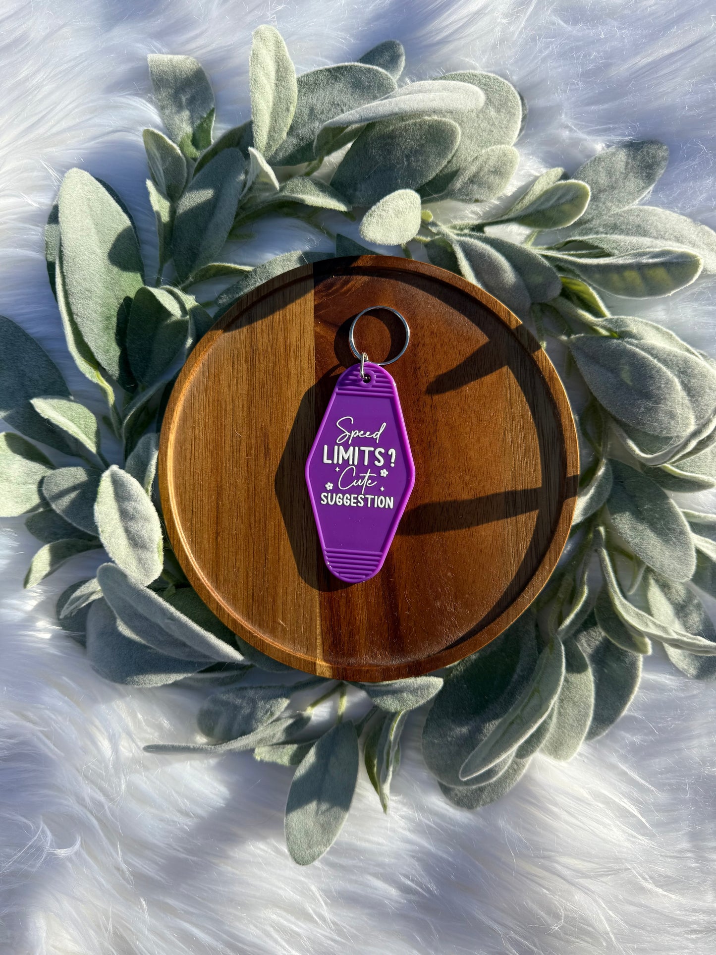 Speed Limits - Motel Keychain