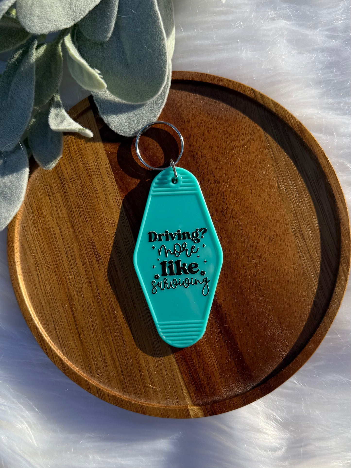 More Like Surviving - Motel Keychain