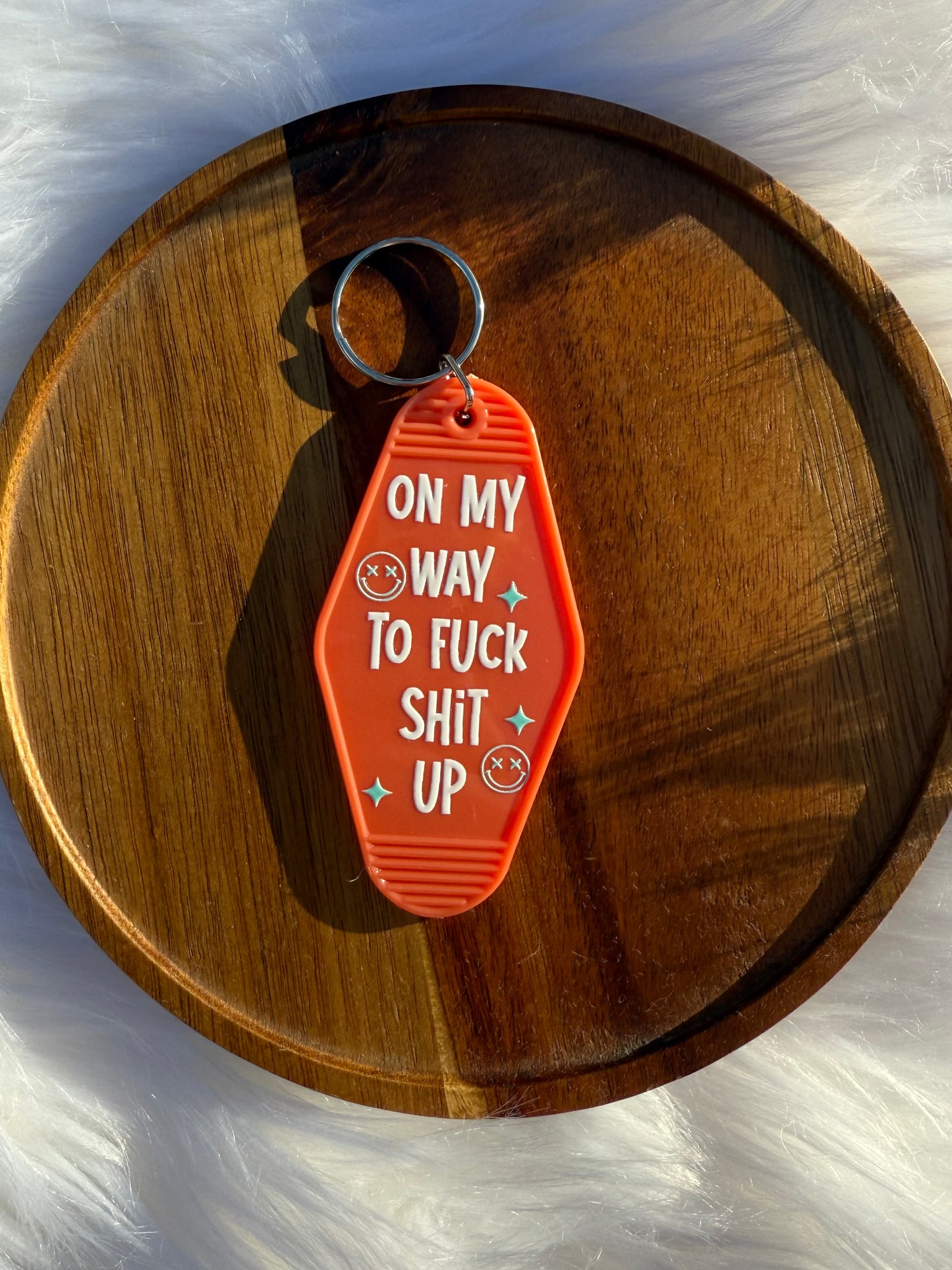 On My Way - Motel Keychain