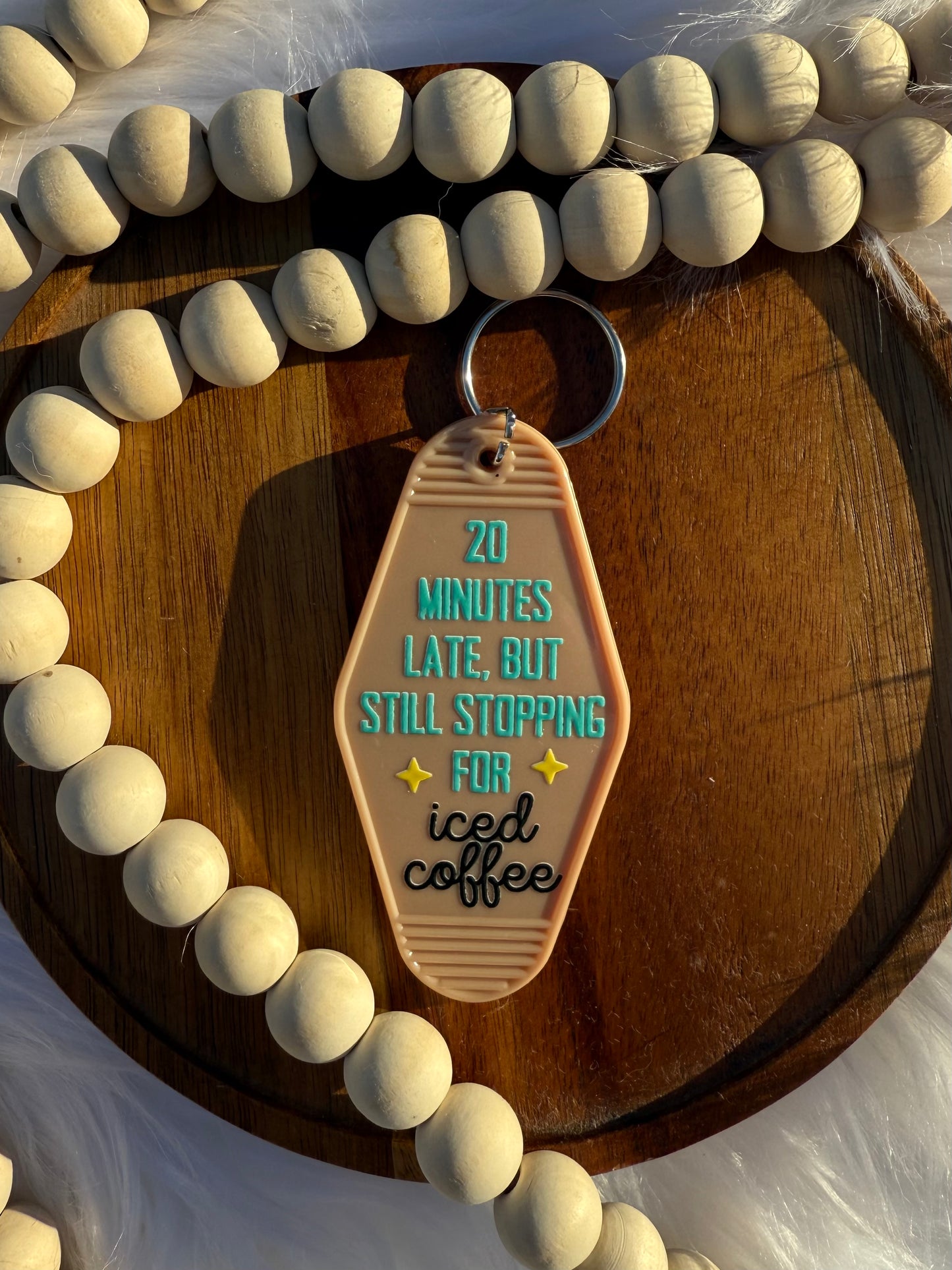 20 Minutes Late - Motel Keychain