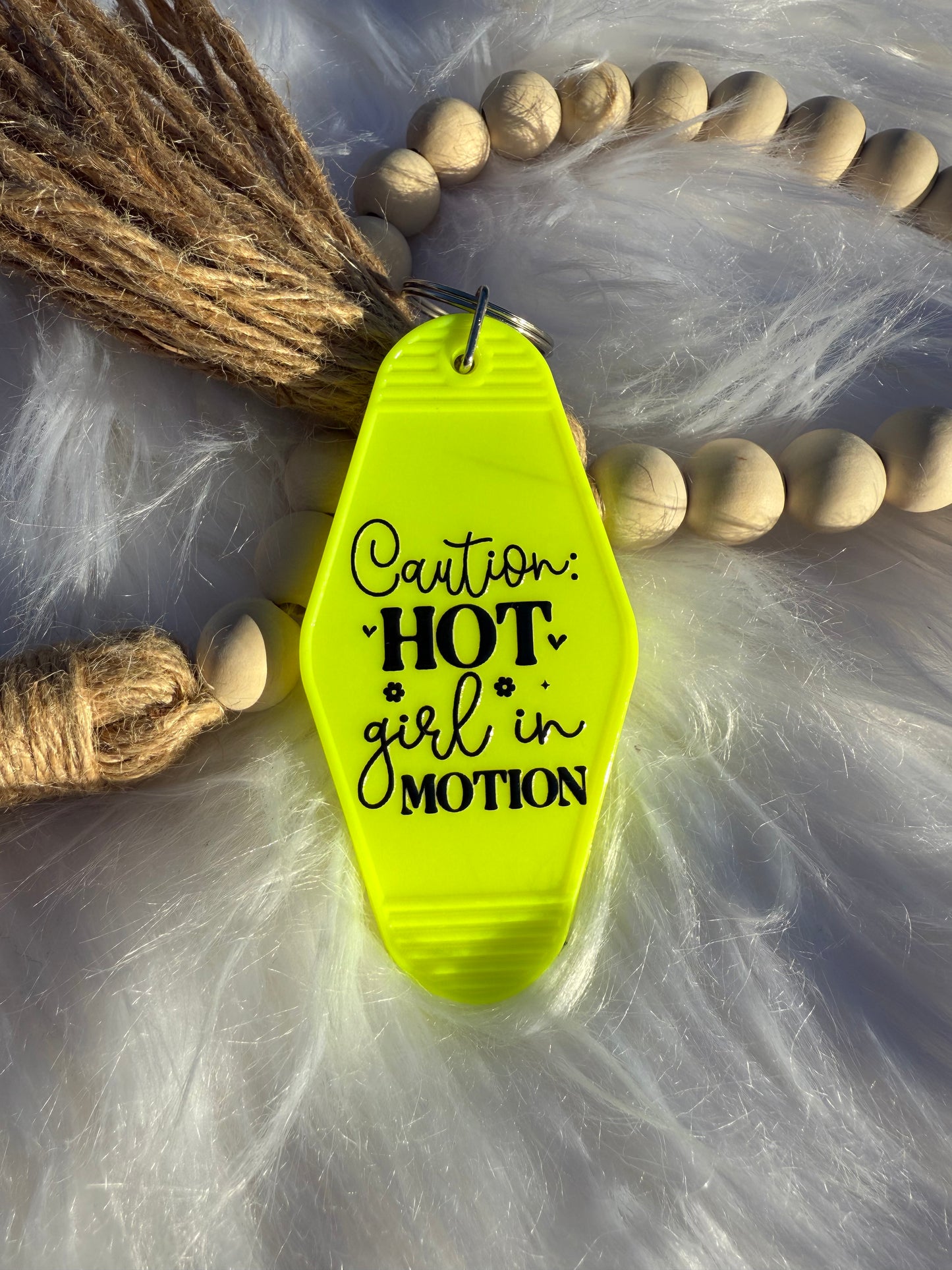 Hot Girl in Motion - Motel Keychain
