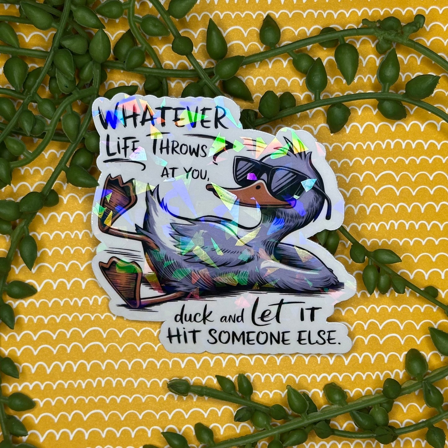 Let it Hit Someone Else Sticker