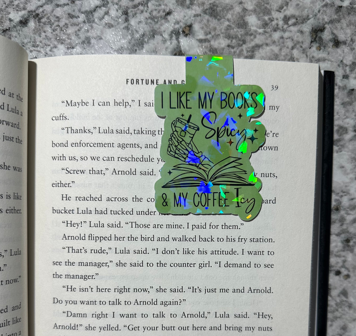 I Like My Books Spicy and Coffee Icy