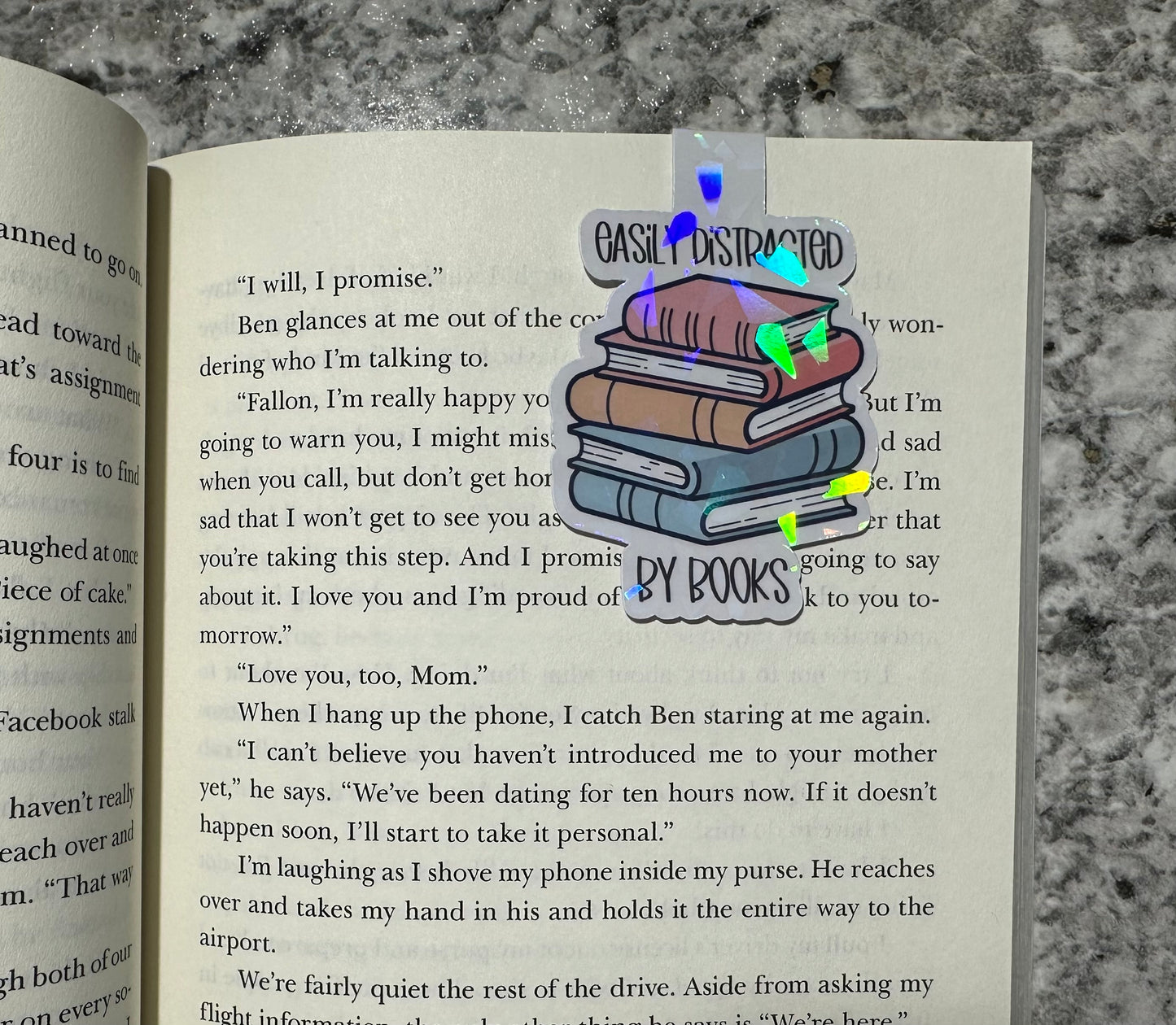 Easily distracted by books