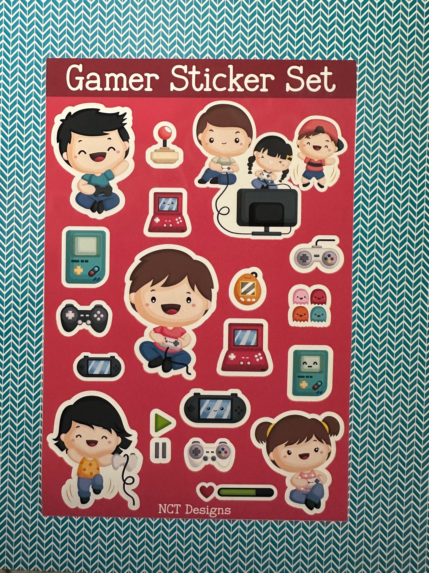 Gamer Sticker Set