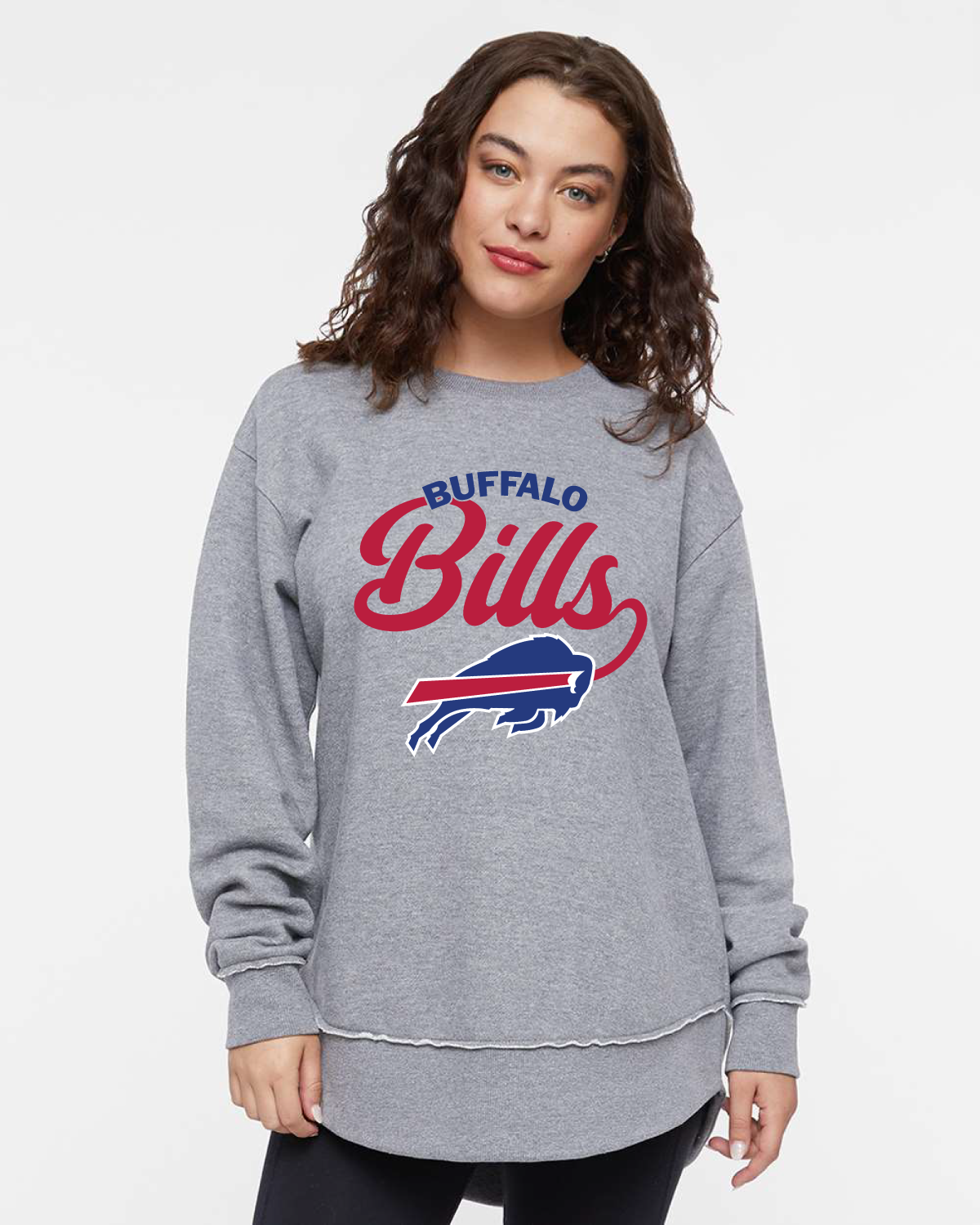 Vintage Bills Tunic Sweatshirt