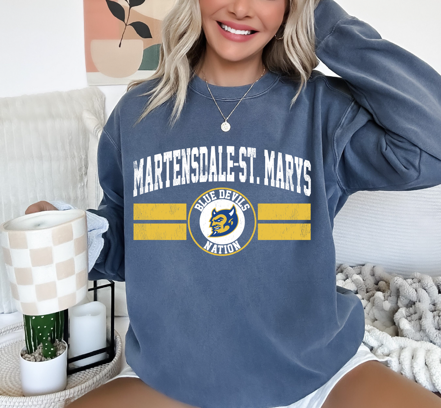 MSTM Blue Devils Nation Premium Sweatshirt