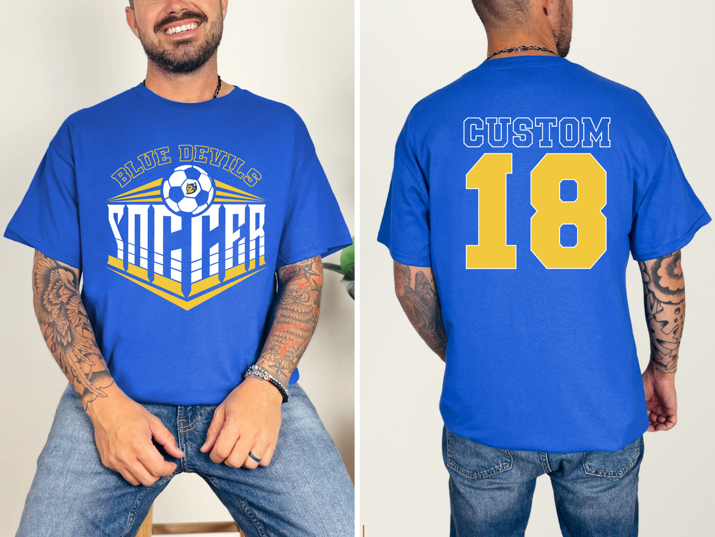 MSTM Blue Devils Soccer T-shirt - Customized