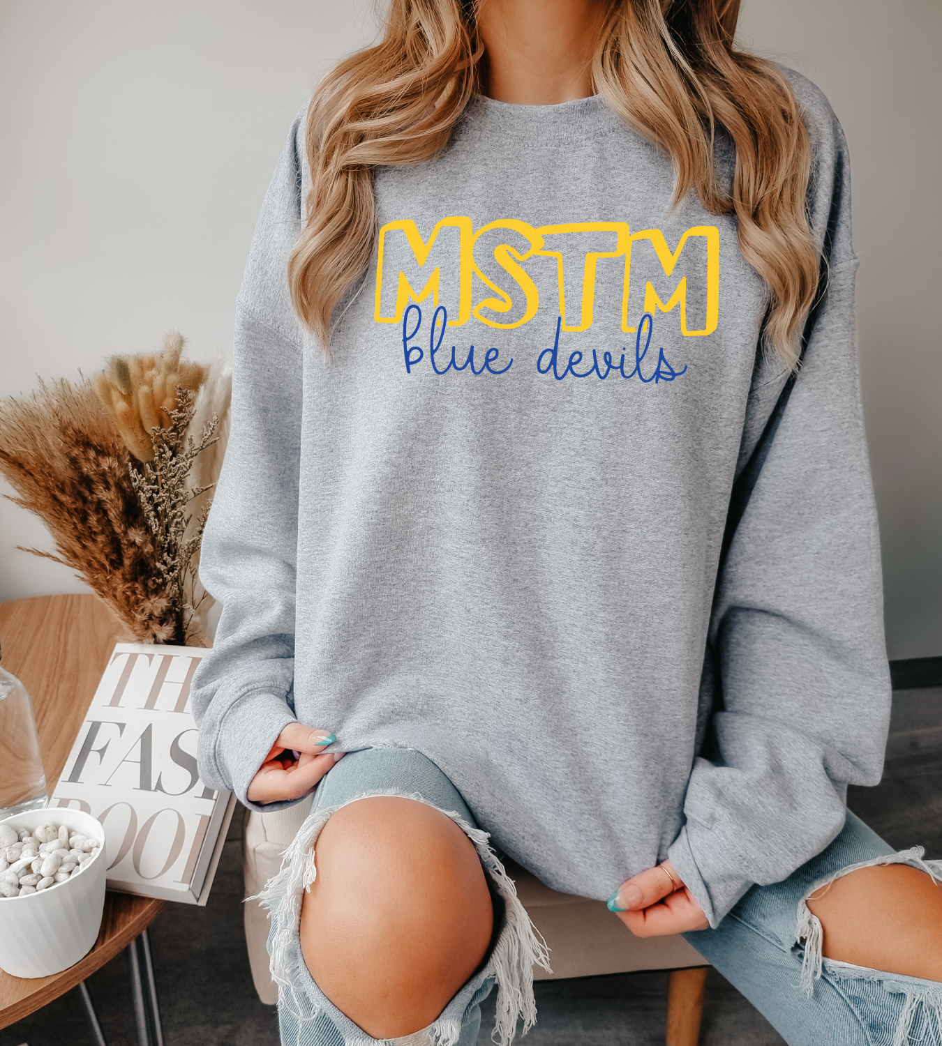 MSTM Blue Devils Bubble Sweatshirt