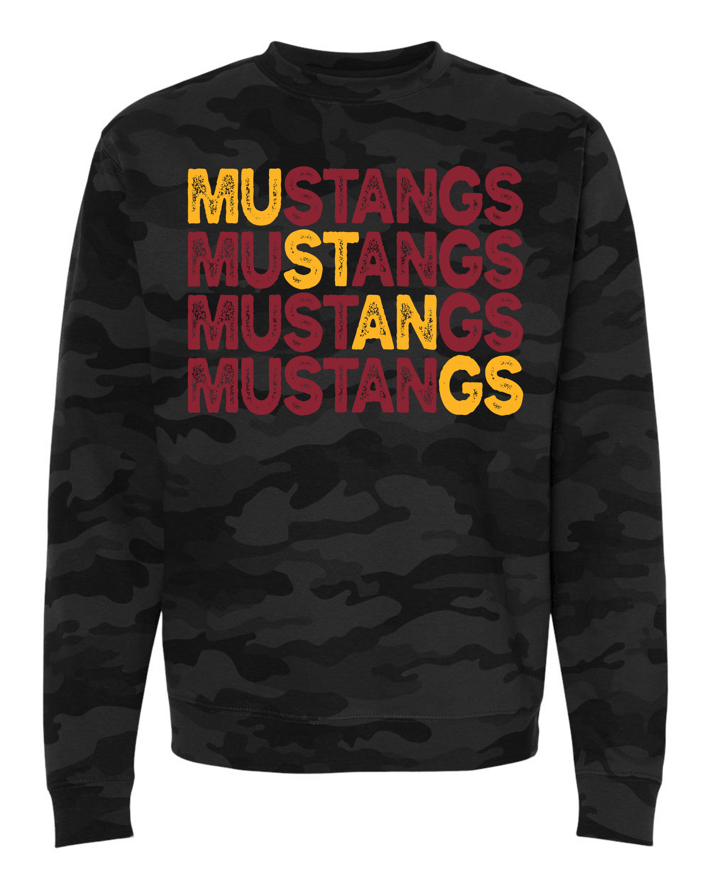 Mustangs Camo Sweatshirt