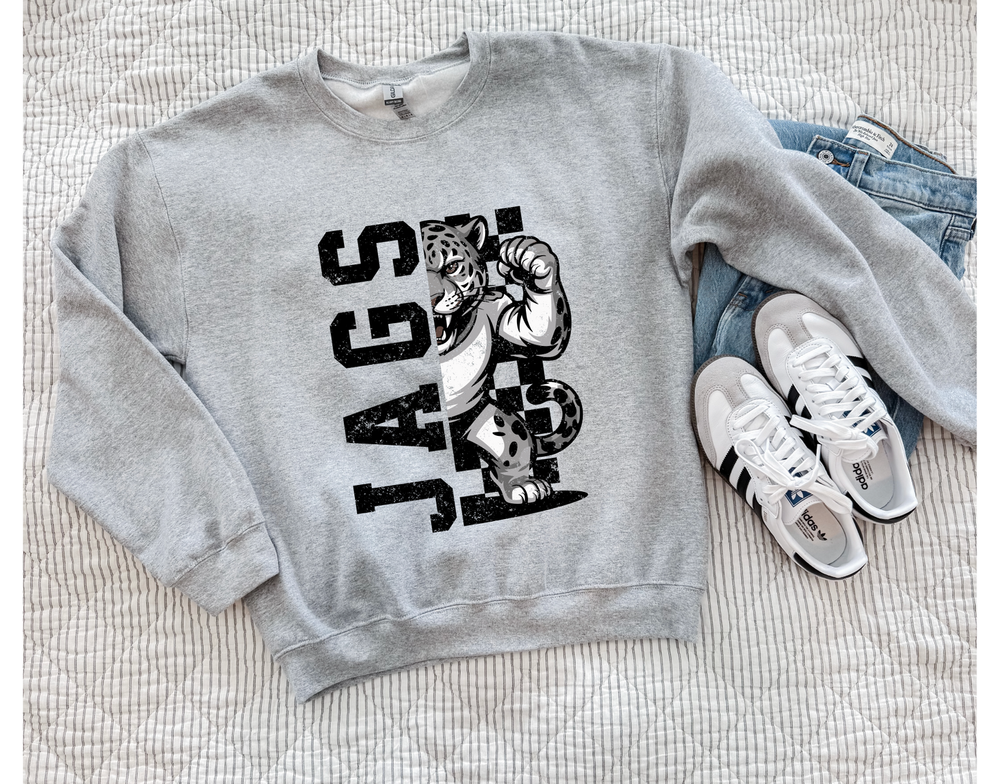 Half Check Jags Sweatshirt