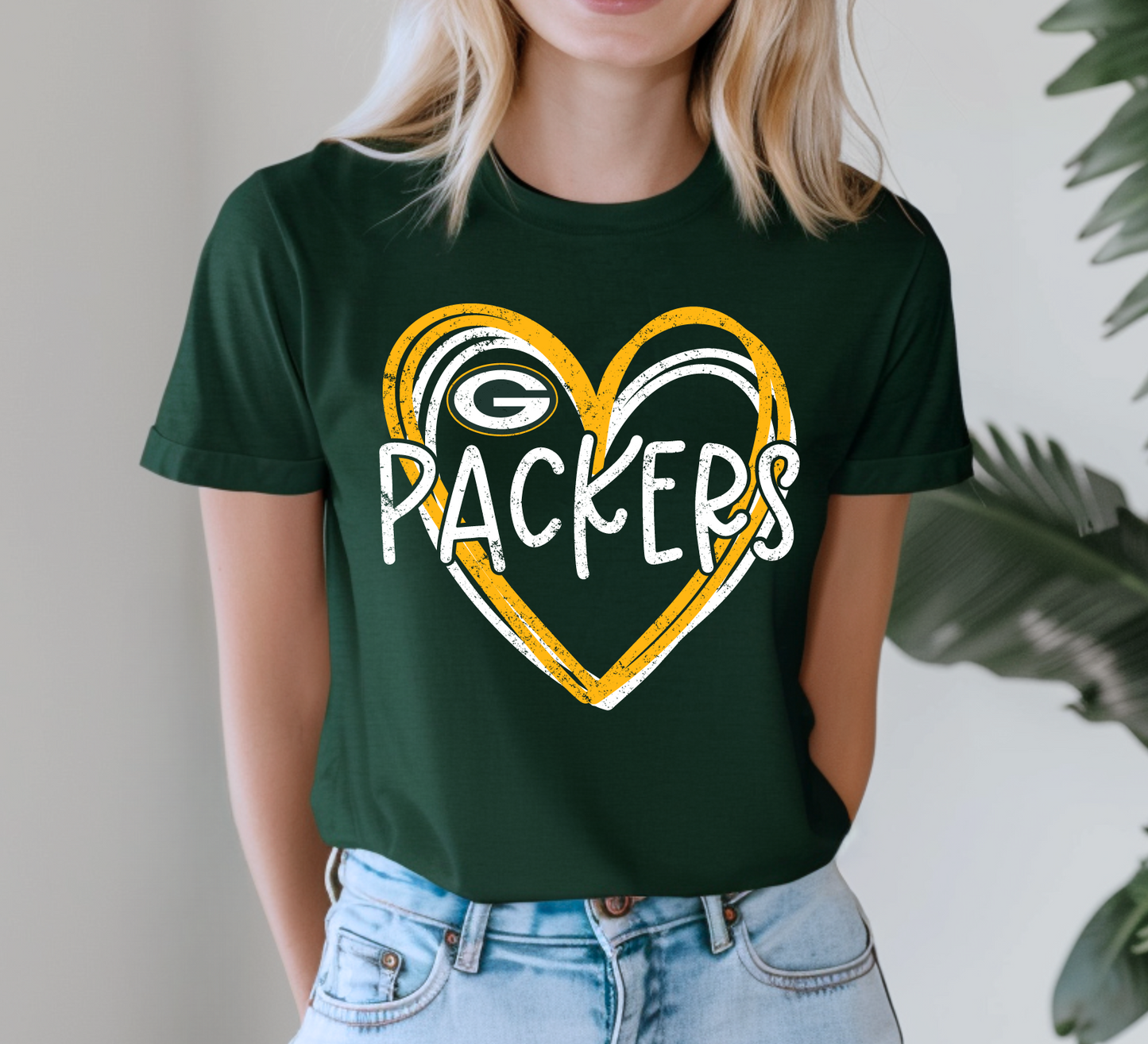 Double Heart Packers T-shirt